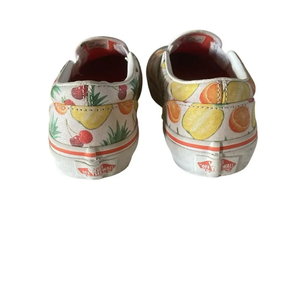 Vans Shoes Youth Size 3 Old Skool Slip On  Fruit Design